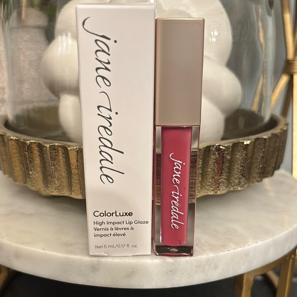 Jane Iredale ColorLuxe High Impact Lip Glaze - Flush NWT